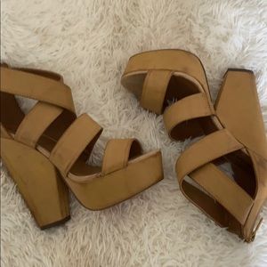 Tan heels
